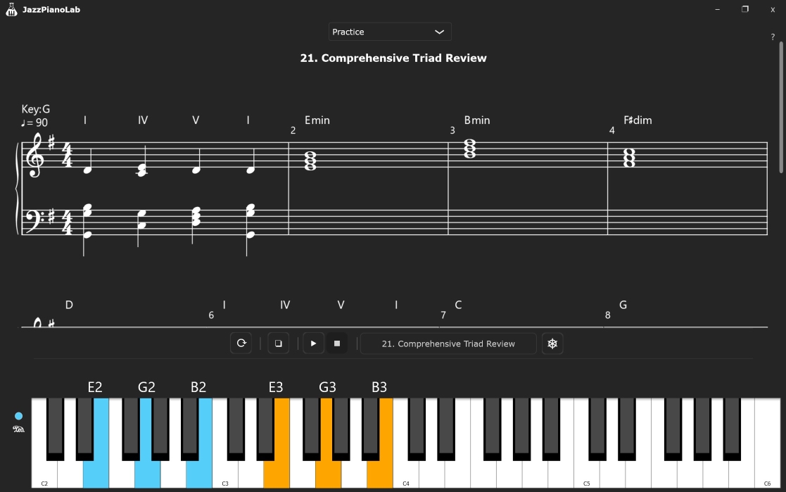 JazzPianoLab Course Screenshot 4