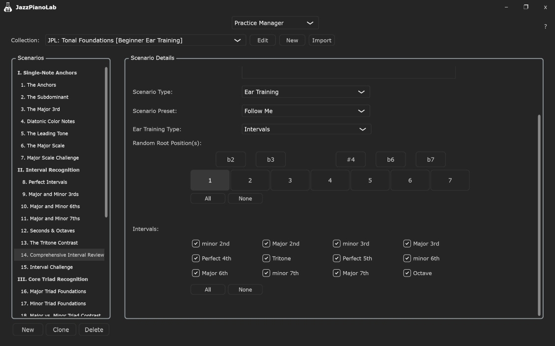 JazzPianoLab Settings