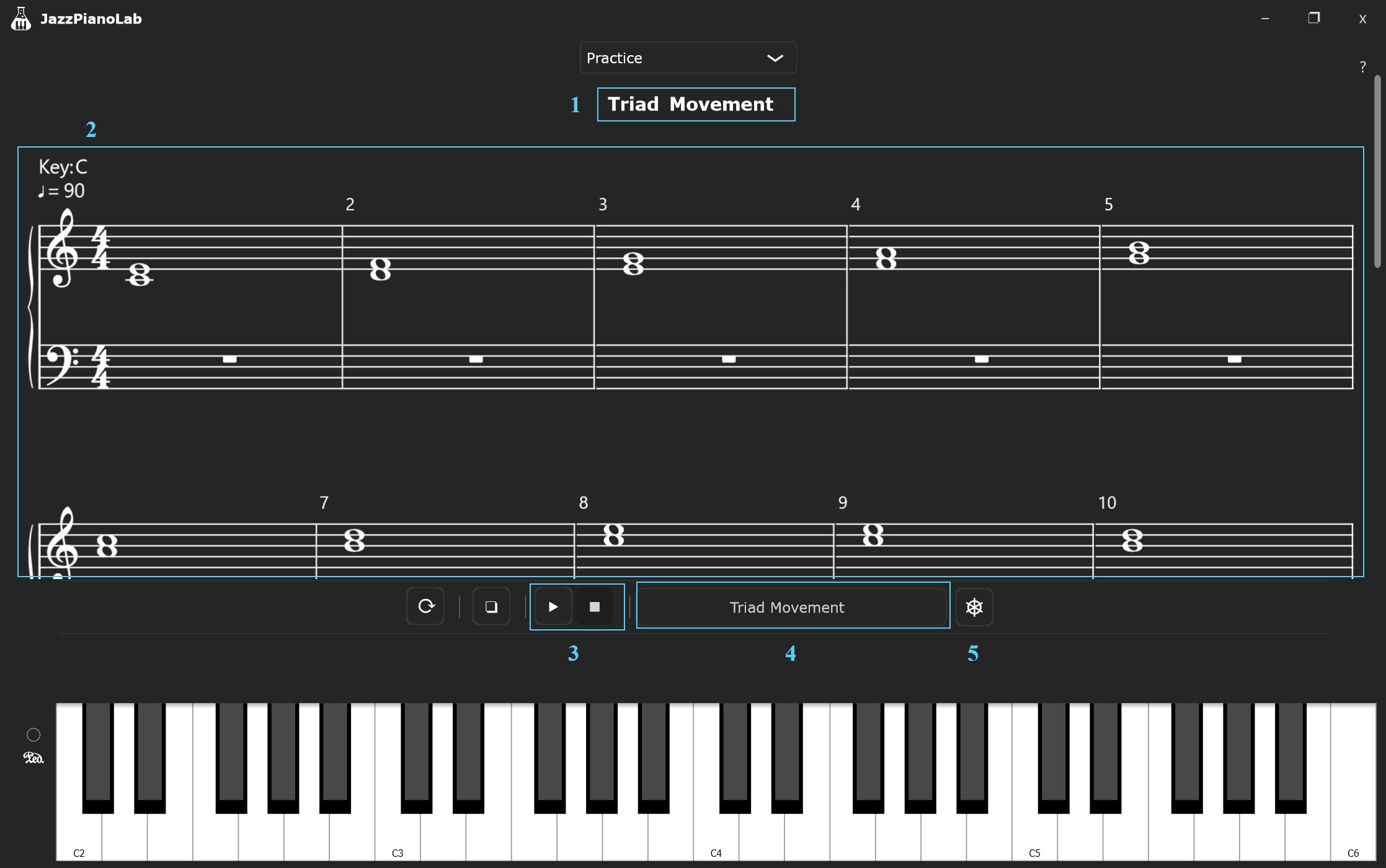 Practice Overview Screenshot