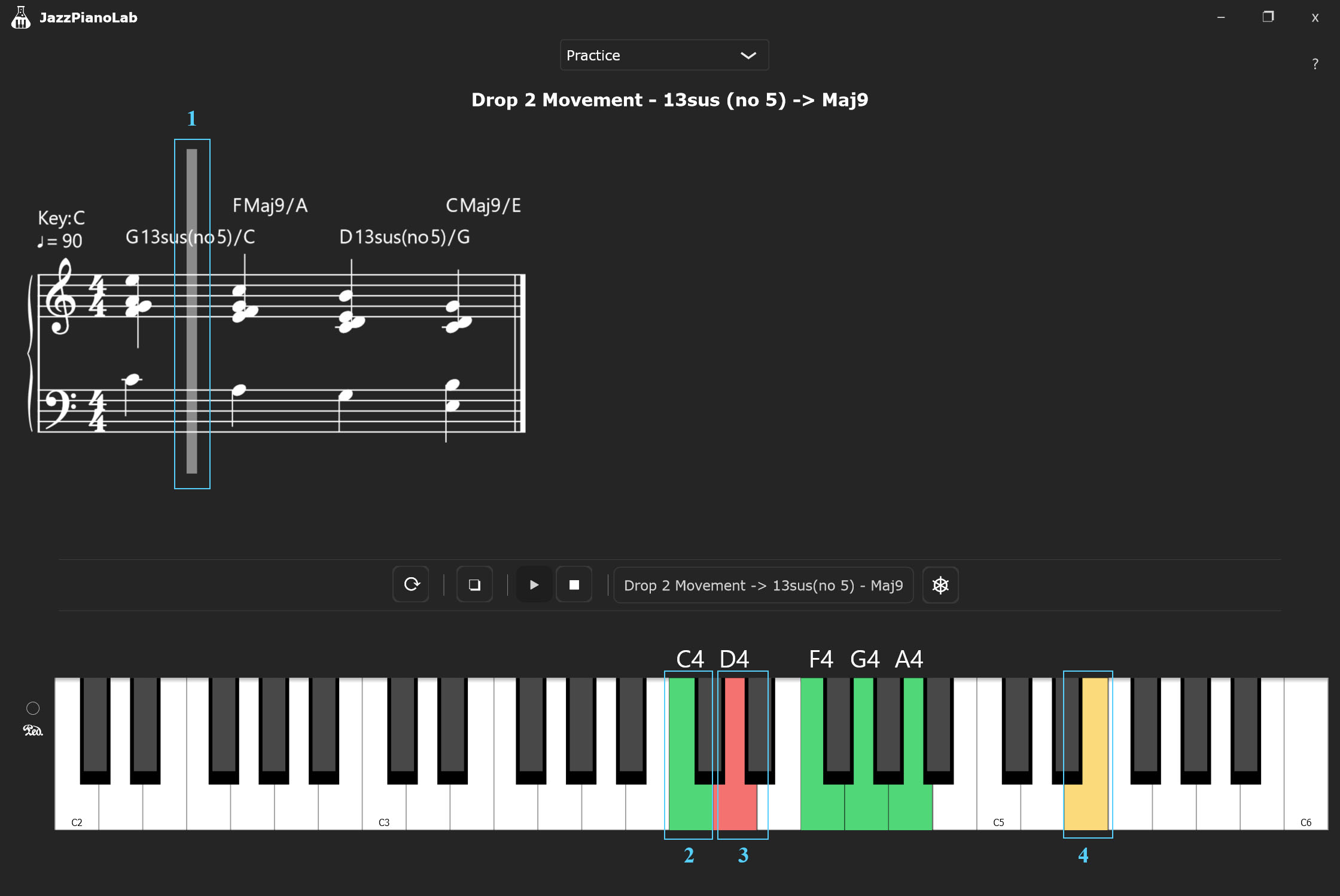 Playhead and Hint Mode Screenshot